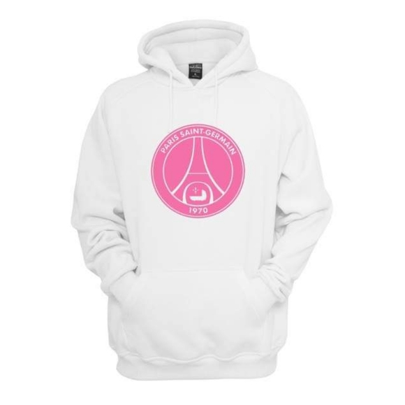 paris saint germain pink hoodie